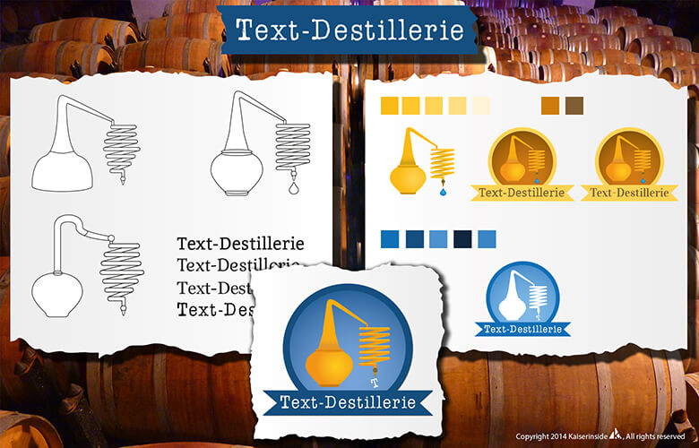 logo design Text-Destillerie