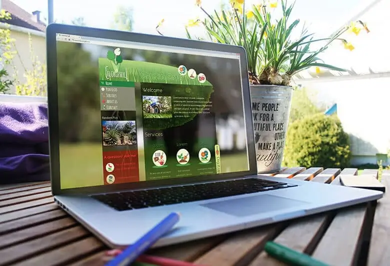 mockup webdesign chlorophyll